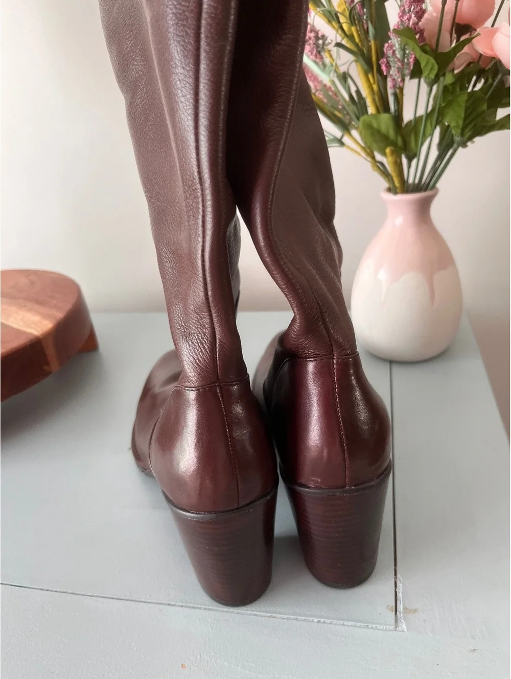 Indigo By Clark’s Tall Brown Leather Boots 9M
